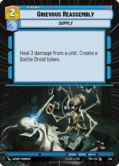 Grievous Reassembly (Hyperspace) (Twilight of the Republic) Near Mint Foil