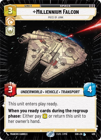 Millennium Falcon Piece of Junk (Hyperspace) (Spark of Rebellion) Near Mint