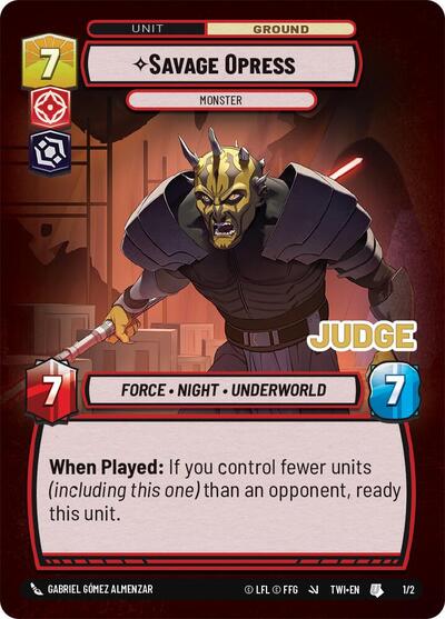 Savage Opress Monster (Judge Promos) Near Mint