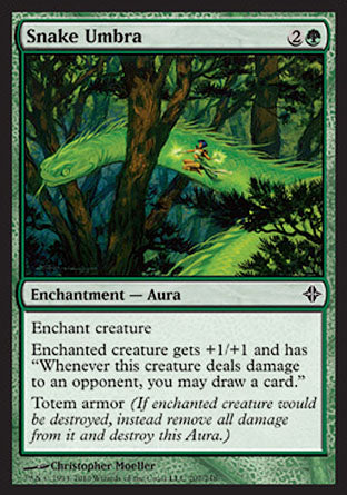 Snake Umbra (Rise of the Eldrazi) Light Play Foil