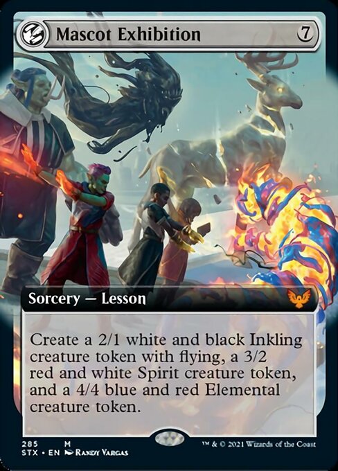 Mascot Exhibition (Extended Art) (Strixhaven) Light Play Foil