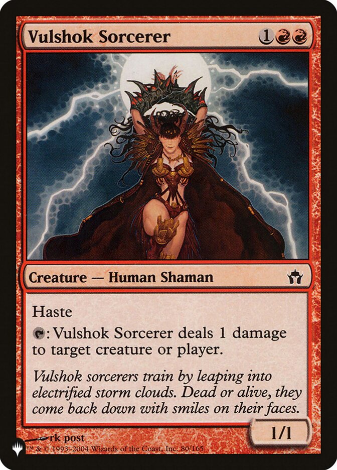 Vulshok Sorcerer (The List) Near Mint