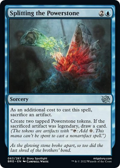 Splitting the Powerstone (The Brothers' War) Light Play