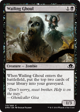 Wailing Ghoul (Eldritch Moon) Light Play Foil