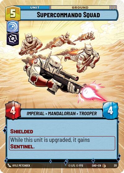 Supercommando Squad (Hyperspace) (Shadows of the Galaxy) Near Mint Foil