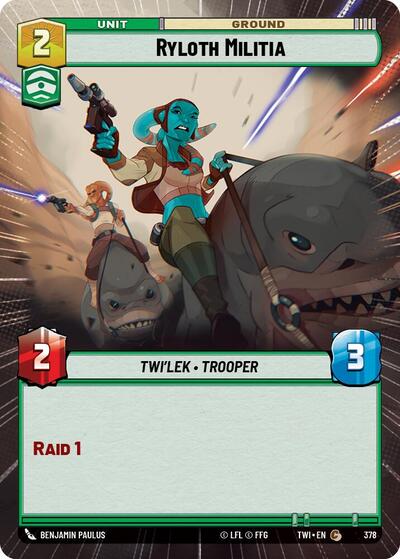 Ryloth Militia (Hyperspace) (Twilight of the Republic) Near Mint Foil