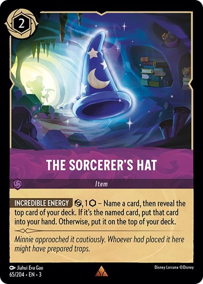 The Sorcerer's Hat (Into the Inklands) Near Mint Cold Foil