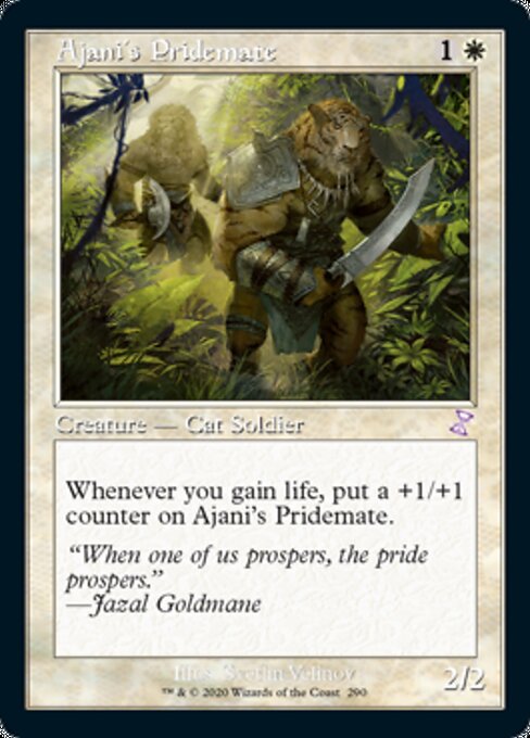 Ajani's Pridemate (Time Spiral Remastered) Near Mint Foil