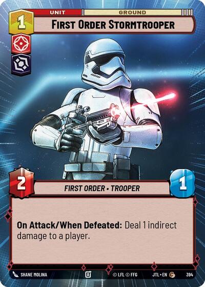 First Order Stormtrooper (Hyperspace) (Jump to Lightspeed) Near Mint