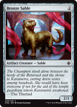Bronze Sable (Conspiracy: Take the Crown) Near Mint Foil