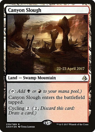 Canyon Slough|1|0|0.00