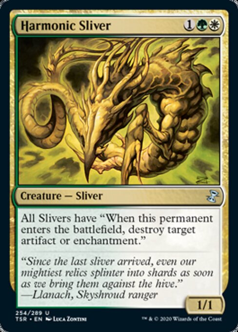 Harmonic Sliver (Time Spiral Remastered) Light Play Foil
