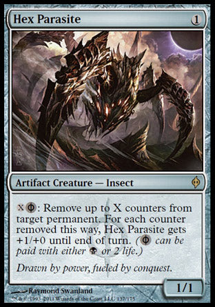 Hex Parasite (New Phyrexia) Damaged / Poor