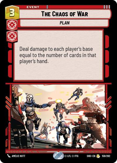 The Chaos of War (Shadows of the Galaxy) Near Mint Foil
