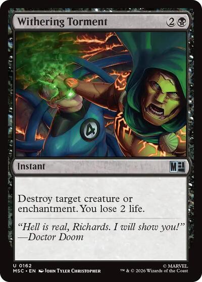 Withering Torment (Commander: Marvel Super Heroes) Near Mint