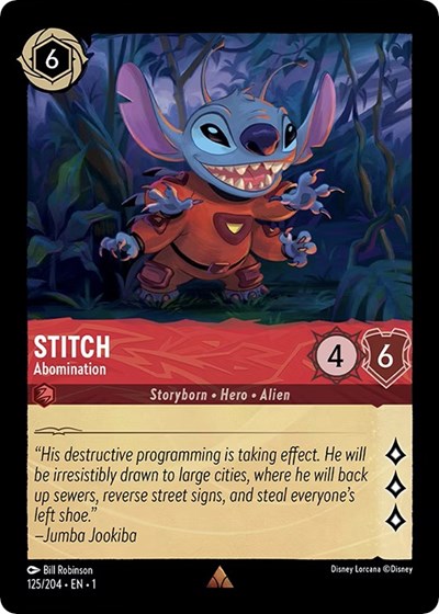 Stitch - Abomination (The First Chapter) Near Mint