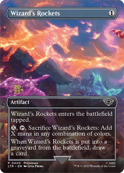 Wizard's Rockets (Promos: Prerelease Cards) Light Play Foil