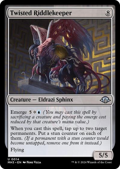 Twisted Riddlekeeper (Modern Horizons 3) Light Play Foil