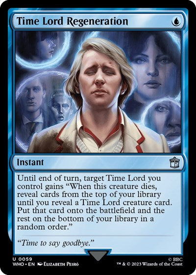 Time Lord Regeneration (Universes Beyond: Doctor Who) Near Mint Foil