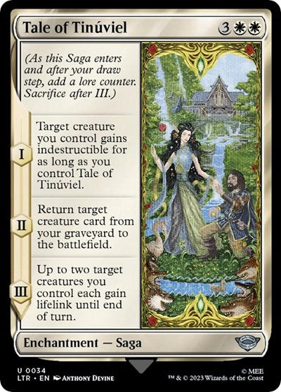Tale of Tinuviel (Universes Beyond: The Lord of the Rings: Tales of Middle-earth) Near Mint Foil