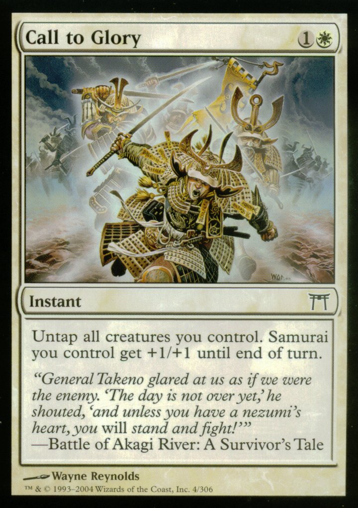 Call to Glory (Champions of Kamigawa) Medium Play Foil