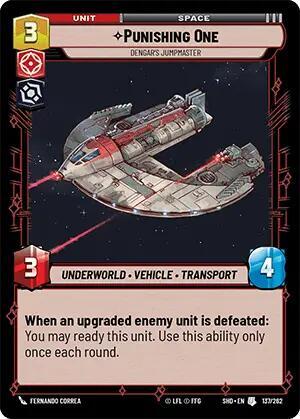 Punishing One Dengar’s Jumpmaster (Shadows of the Galaxy) Near Mint Foil