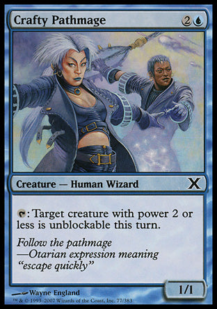 Crafty Pathmage (10th Edition) Light Play Foil