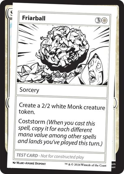 Friarball (Mystery Booster 2 Playtest Cards) Near Mint