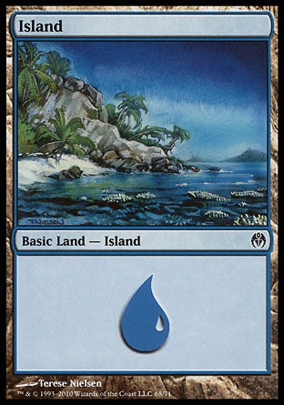 Island (Duel Decks: Phyrexia vs The Coalition) Light Play