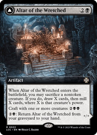 Altar of the Wretched (Extended Art) (Commander: The Lost Caverns of Ixalan) Near Mint Foil