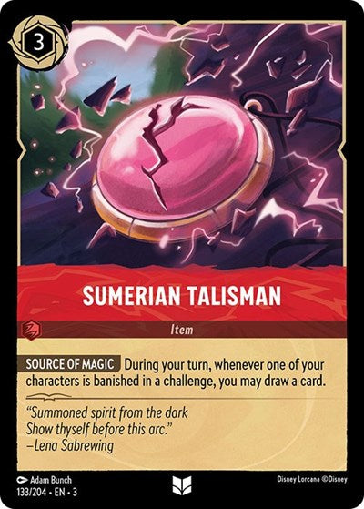 Sumerian Talisman (Into the Inklands) Near Mint