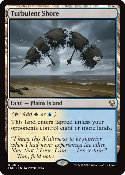 Turbulent Shore (Commander: Reality Fracture) Near Mint