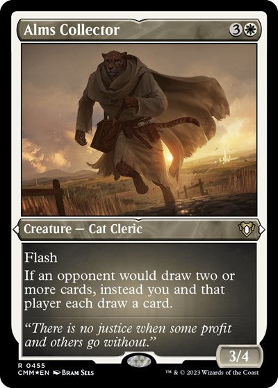 Alms Collector (Foil Etched) (Commander Masters) Near Mint Foil