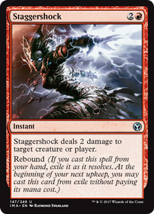 Staggershock (Iconic Masters) Light Play Foil