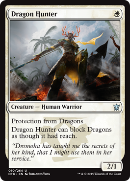Dragon Hunter (Dragons of Tarkir) Heavy Play Foil