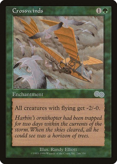 Crosswinds (Urza's Saga) Light Play