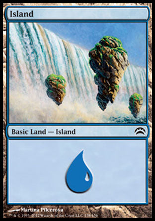 Island (138) (Planechase 2012) Light Play