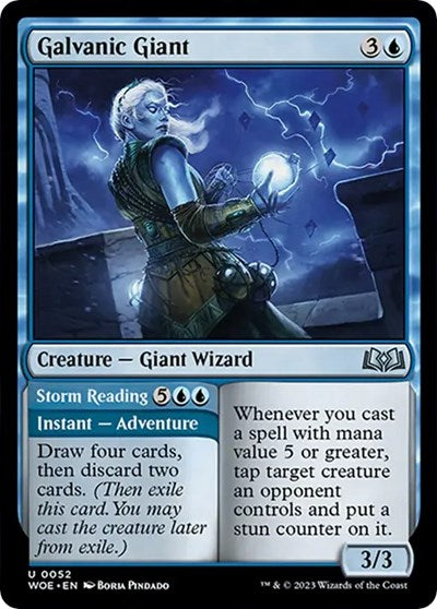 Galvanic Giant (Wilds of Eldraine) Near Mint Foil