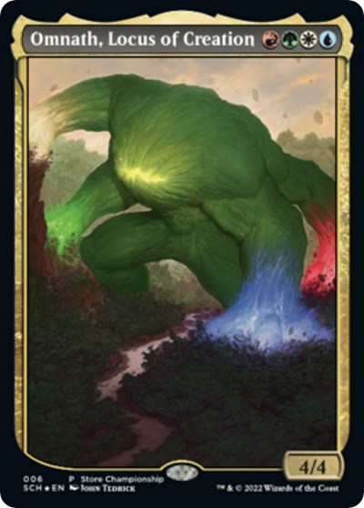 Omnath Locus of Creation (Promos: Game Day and Store Championship) Near Mint Foil