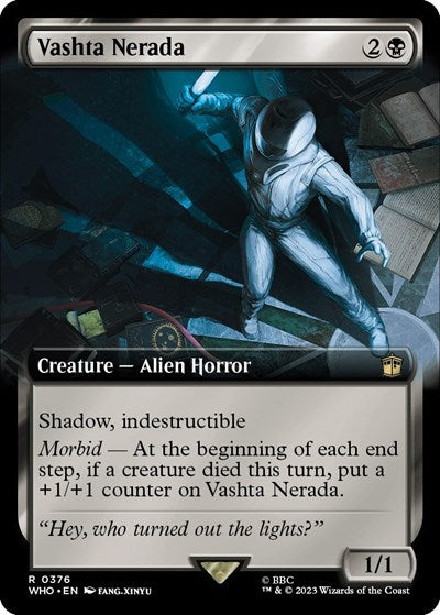 Vashta Nerada (Extended Art) (Universes Beyond: Doctor Who) Near Mint Foil
