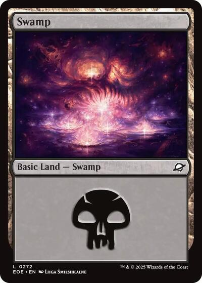 Swamp (0272) (Edge of Eternities) Light Play Foil