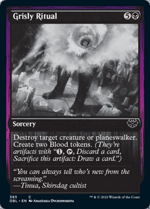 Grisly Ritual (Innistrad: Double Feature) Light Play