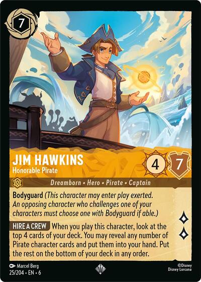 Jim Hawkins - Honorable Pirate (Azurite Sea) Near Mint