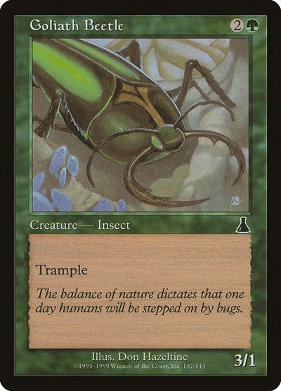 Goliath Beetle (Urza's Destiny) Medium Play