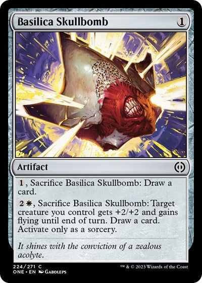 Basilica Skullbomb (Phyrexia: All Will Be One) Light Play