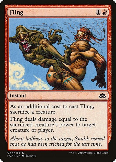 Fling (Planechase Anthology) Medium Play