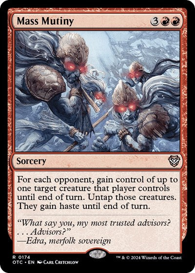 Mass Mutiny (Commander: Outlaws of Thunder Junction) Light Play