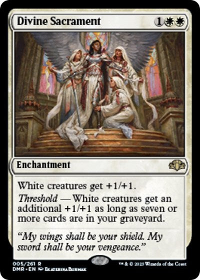 Divine Sacrament (Dominaria Remastered) Near Mint Foil