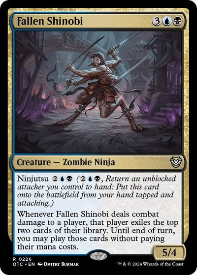 Fallen Shinobi (Commander: Outlaws of Thunder Junction) Near Mint