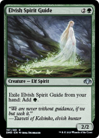 Elvish Spirit Guide (Dominaria Remastered) Light Play